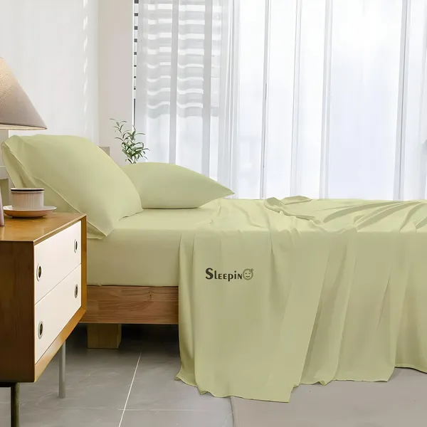 Ivory_Super_Soft_Brushed_Microfiber_Hypoallergenic_Bedsheet_With_2_Pillow_Cover