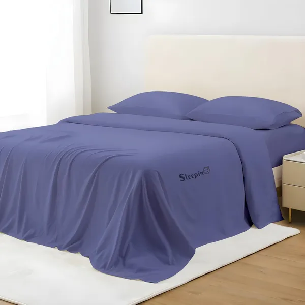 Medium_Blue_Super_Soft_Brushed_Microfiber_Hypoallergenic_Bedsheet_With_2_Pillow_Cover