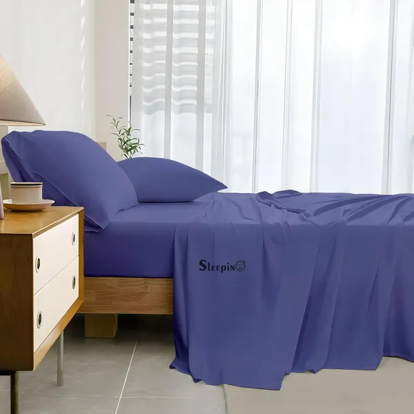 Medium_Blue_Super_Soft_Brushed_Microfiber_Hypoallergenic_Bedsheet_With_2_Pillow_Cover