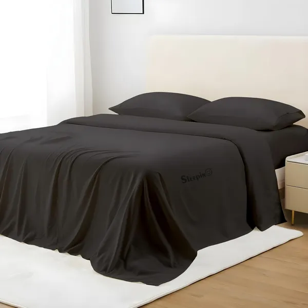 Black_Super_Soft_Brushed_Microfiber_Hypoallergenic_Bedsheet_With_2_Pillow_Cover