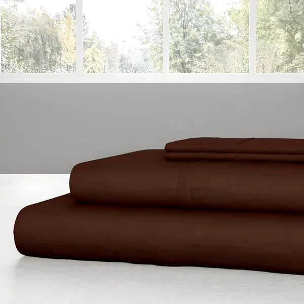 Brown_Super_Soft_Brushed_Microfiber_Hypoallergenic_Bedsheet_With_2_Pillow_Cover