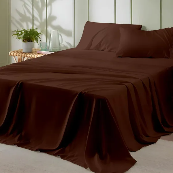 Brown_Super_Soft_Brushed_Microfiber_Hypoallergenic_Bedsheet_With_2_Pillow_Cover