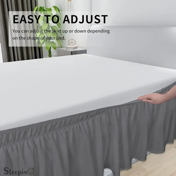 Dark_Grey_Wrinkle_Free_Brushed_Microfiber_Wrap_Around_Easy_Elastic_Fit_Bed_Skirt