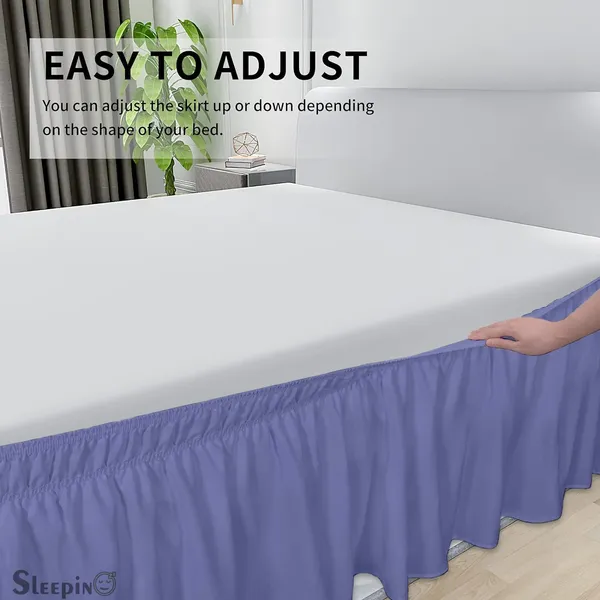 Medium_Blue_Wrinkle_Free_Brushed_Microfiber_Wrap_Around_Easy_Elastic_Fit_Bed_Skirt