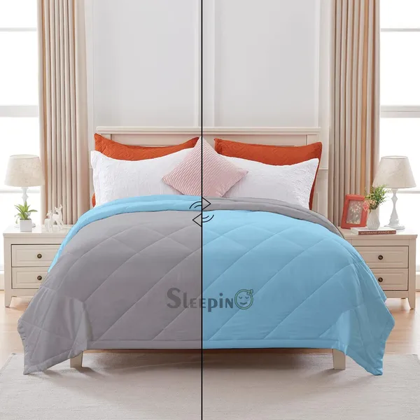 Sky_&_Silver_Brushed_Microfiber_100_GSM_AC_Reversible_Comforter_For_Heavy_Winter