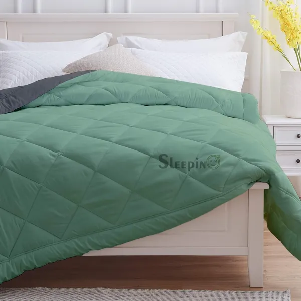 Sage_Dark_Gey_Breathable_Microfiber_Machine_Washable_150_GSM_AC_Reversible_Comforter_For_Heavy_Winter
