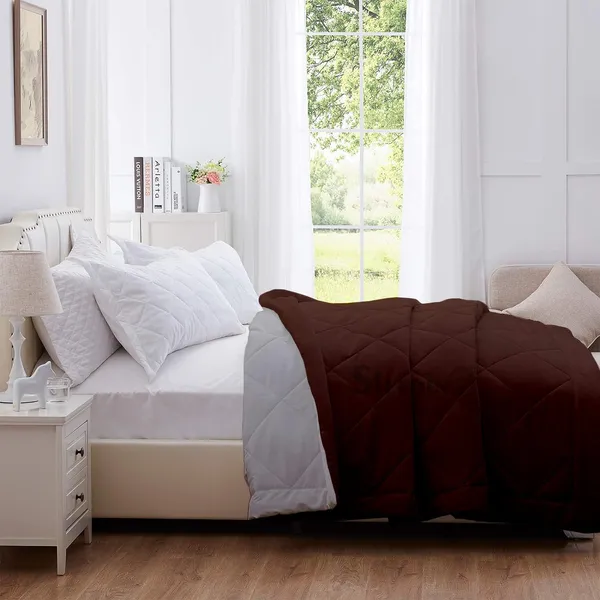 Chocolate_&_Silver_Breathable_Microfiber_Machine_Washable_150_GSM_AC_Reversible_Comforter_For_Heavy_Winter
