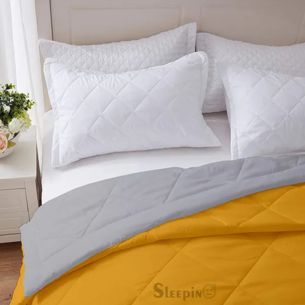 Gold_&_Silver_Breathable_Microfiber_Machine_Washable_150_GSM_AC_Reversible_Comforter_For_Heavy_Winter