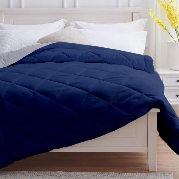 Navy_Blue_&_Silver_Breathable_Microfiber_Machine_Washable_150_GSM_AC_Reversible_Comforter_For_Heavy_Winter