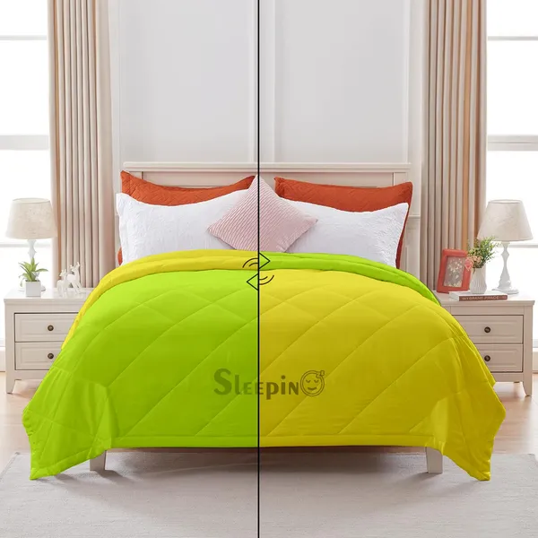 Vanilla_Yellow_Microfiber_Breathable_&_Lightweight_Quilt_200_GSM_Comforter_For_Heavy_Winter