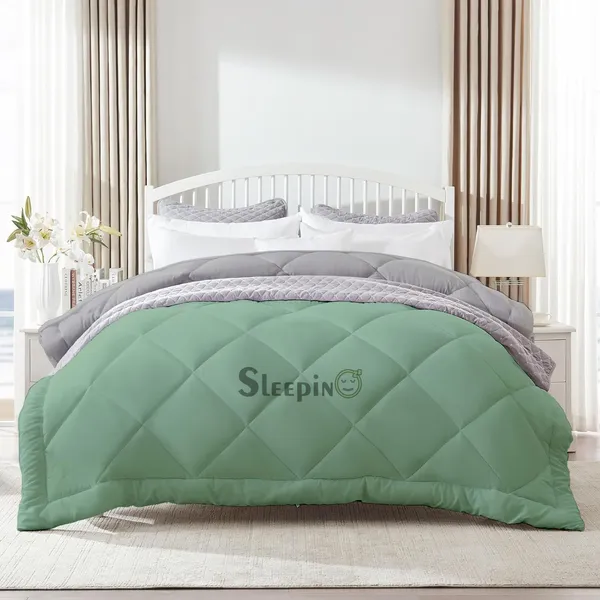 Sage_Silver_Microfiber_300_GSM_Comforter_For_Heavy_Winter
