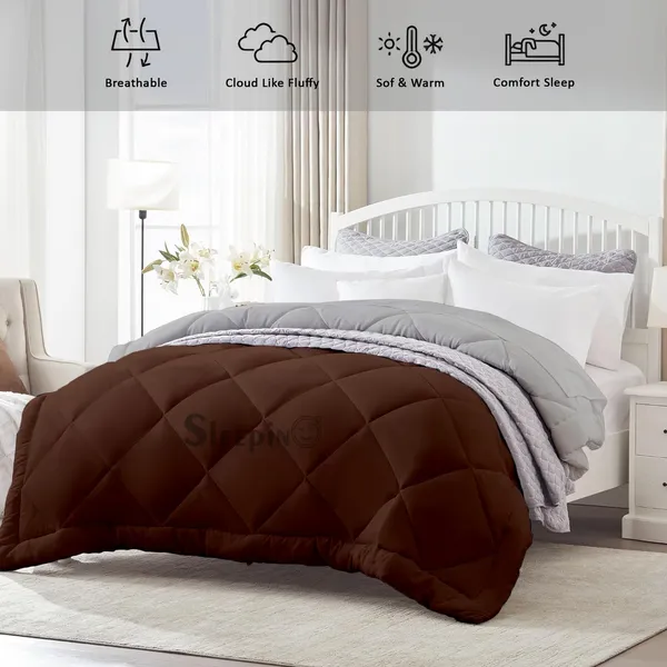 Chocolate_&_Silver_Microfiber_300_GSM_Comforter_For_Heavy_Winter