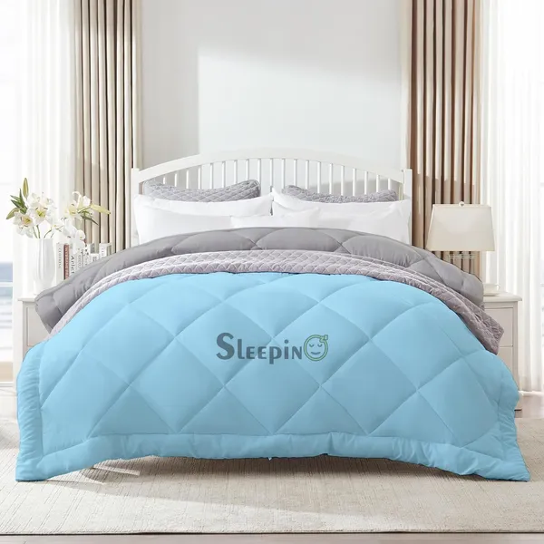 Sky_&_Silver_Breathable_Microfiber_400_GSM_Reversible_Comforter_For_Heavy_Winter
