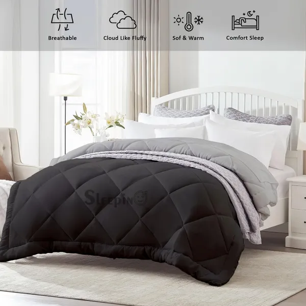 Vanilla_Yellow_Breathable_Microfiber_400_GSM_Reversible_Comforter_For_Heavy_Winter