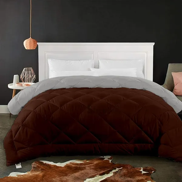 Chocolate_&_Silver_Soft_&_Fluffy_Breathable_500_GSM_Reversible_Comforter_For_Heavy_Winter