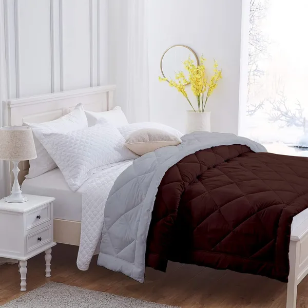 Chocolate_&_Silver_Soft_&_Fluffy_Breathable_500_GSM_Reversible_Comforter_For_Heavy_Winter