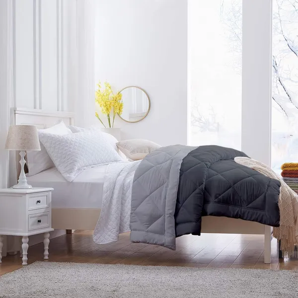 Dark_Grey_&_Silver_Soft_&_Fluffy_Breathable_500_GSM_Reversible_Comforter_For_Heavy_Winter