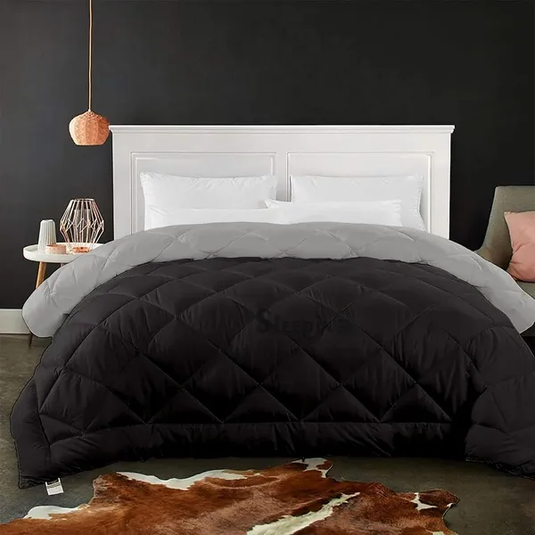 Black_&_Silver_Microfiber_Breathable_600_GSM_Reversible_Comforter_For_Heavy_Winter