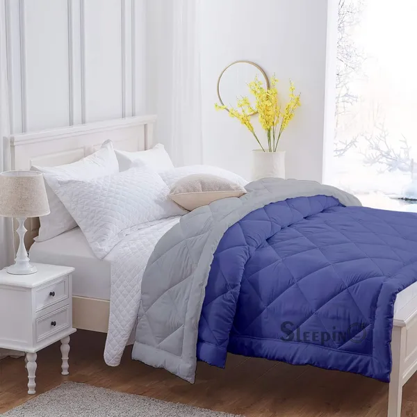 Medium_Blue_&_Silver_Microfiber_Breathable_600_GSM_Reversible_Comforter_For_Heavy_Winter