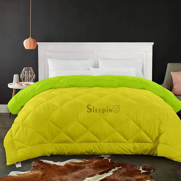 Vanilla_Yellow_Microfiber_Breathable_600_GSM_Reversible_Comforter_For_Heavy_Winter