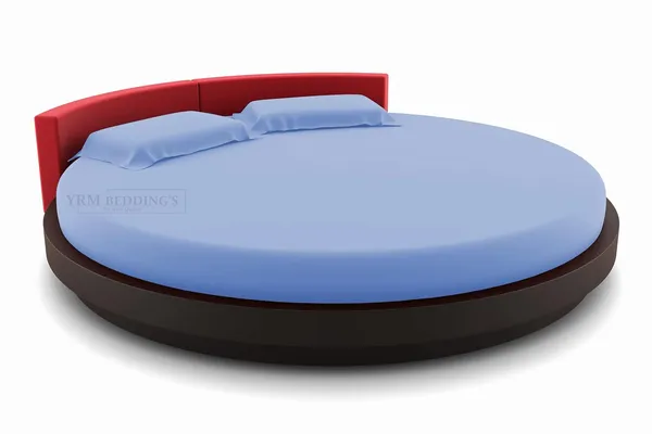 Sleepino_-_3_Piece_Round_Elastic_Bedsheet_Light_Blue_400_TC_Egyptian_Cotton_Fitted_Bedsheet_92_Diameter_Feet_Upto_12_Inch_Thick_Mattress_Round_Shape_Fitted_Bedsheet_Include_2_Pillow_Covers