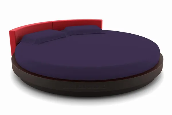 3_Piece_Round_Elastic_Bedsheet_Navy_Blue_400_TC_Egyptian_Cotton_Fitted_Bedsheet_84"_Diameter_Feet_Upto_12"_Inch_Thick_Mattress_Round_Shape_Fitted_Bedsheet_Include_2_Pillow_Covers