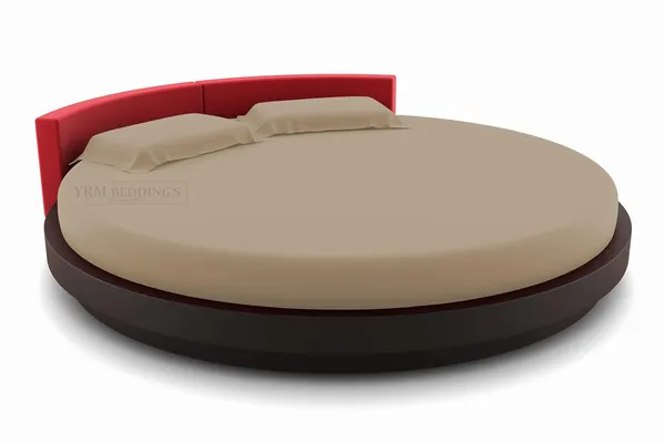 Sleepino_-_3_Piece_Round_Elastic_Bedsheet_Beige_400_TC_Egyptian_Cotton_Fitted_Bedsheet_96"_Diameter_Feet_Upto_12"_Inch_Thick_Mattress_Round_Shape_Fitted_Bedsheet_Include_2_Pillow_Covers