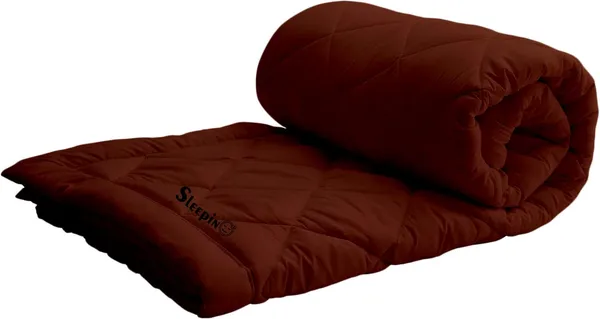 Brown_Breathable_Microfiber_150_GSM_Comforter_For_Heavy_Winter