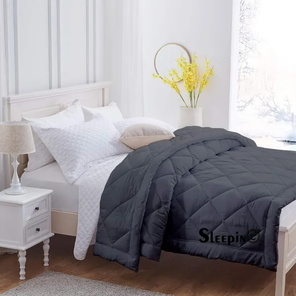 Dark_Grey_Breathable_Microfiber_200_GSM_Comforter_For_Heavy_Winter
