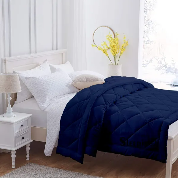 Navy_Blue_Breathable_Microfiber_200_GSM_Comforter_For_Heavy_Winter