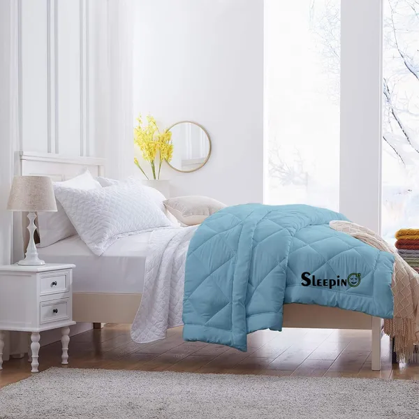 Sky_Blue_Breathable_Microfiber_200_GSM_Comforter_For_Heavy_Winter
