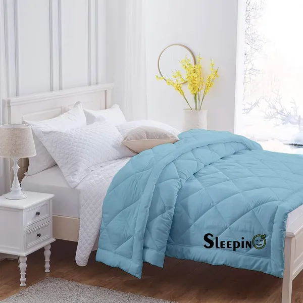 Sky_Blue_Breathable_Microfiber_200_GSM_Comforter_For_Heavy_Winter