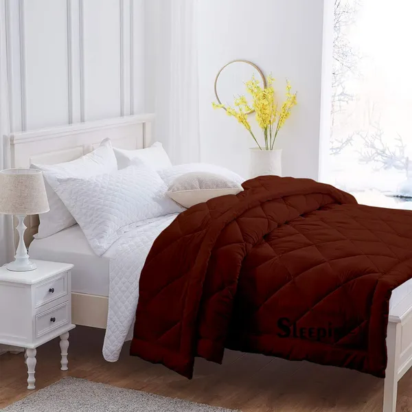 Brown_Breathable_Microfiber_200_GSM_Comforter_For_Heavy_Winter