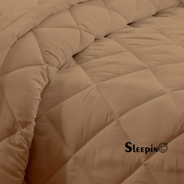 Beige_Breathable_Microfiber_400_GSM_Comforter_For_Heavy_Winter