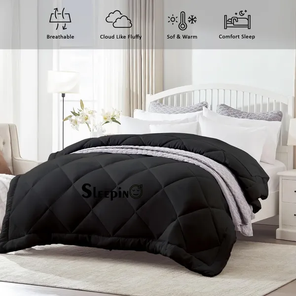 Black_Breathable_Microfiber_400_GSM_Comforter_For_Heavy_Winter