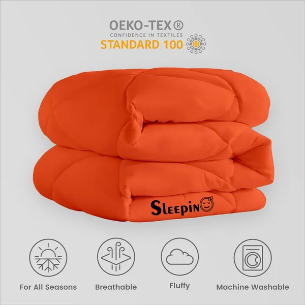 Orange_Breathable_Microfiber_400_GSM_Comforter_For_Heavy_Winter