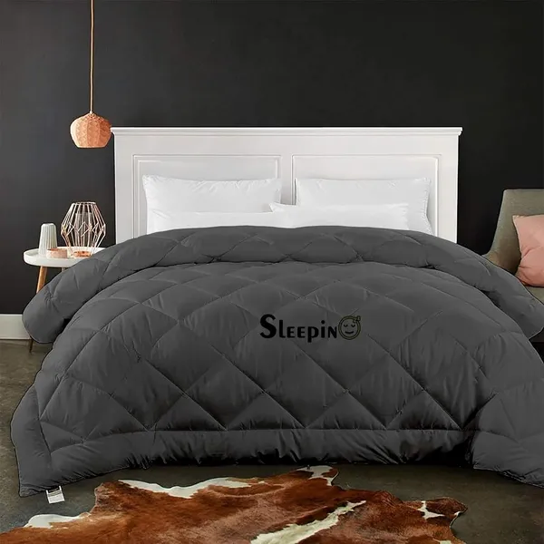 Dark_Grey_Breathable_Microfiber_500_GSM_Comforter_For_Heavy_Winter