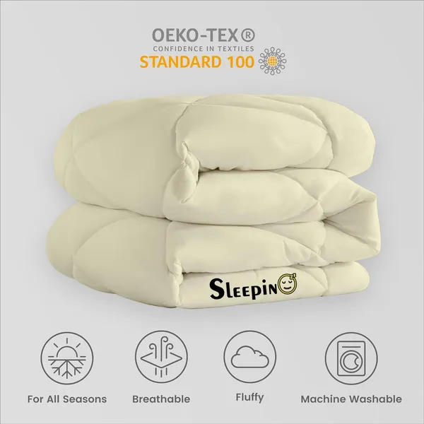 Ivory_Breathable_Microfiber_500_GSM_Comforter_For_Heavy_Winter