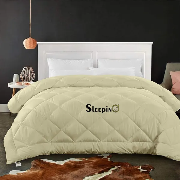 Ivory_Breathable_Microfiber_500_GSM_Comforter_For_Heavy_Winter