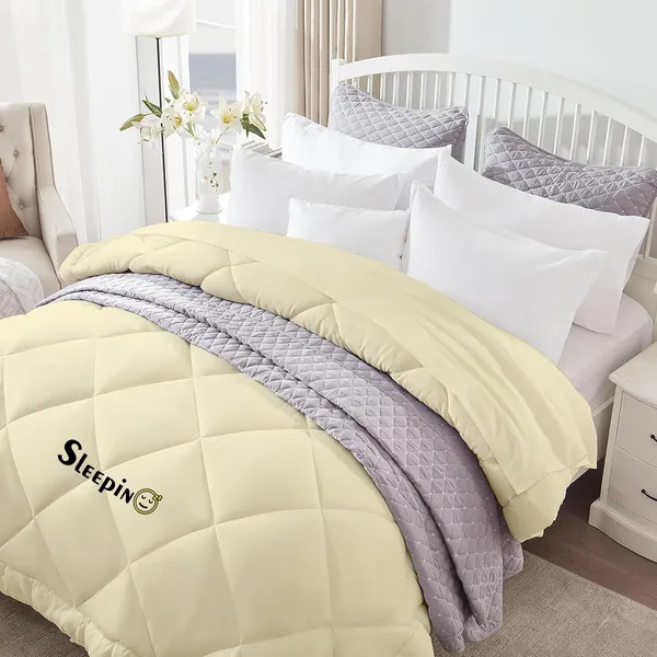 Ivory_Breathable_Microfiber_500_GSM_Comforter_For_Heavy_Winter
