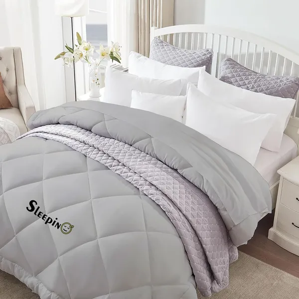 Silver_Breathable_Microfiber_500_GSM_Comforter_For_Heavy_Winter