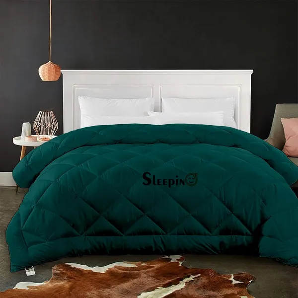 Teal_Breathable_Microfiber_500_GSM_Comforter_For_Heavy_Winter