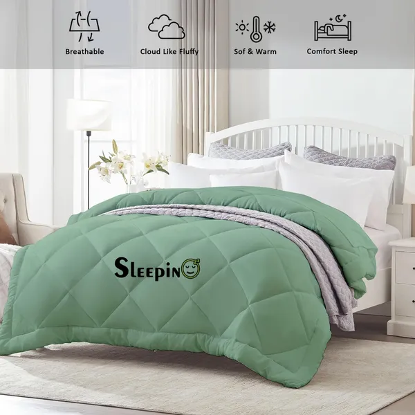 Emerald_Green_Breathable_Microfiber_500_GSM_Comforter_For_Heavy_Winter