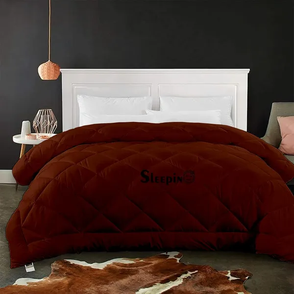 Brown_Breathable_Microfiber_500_GSM_Comforter_For_Heavy_Winter