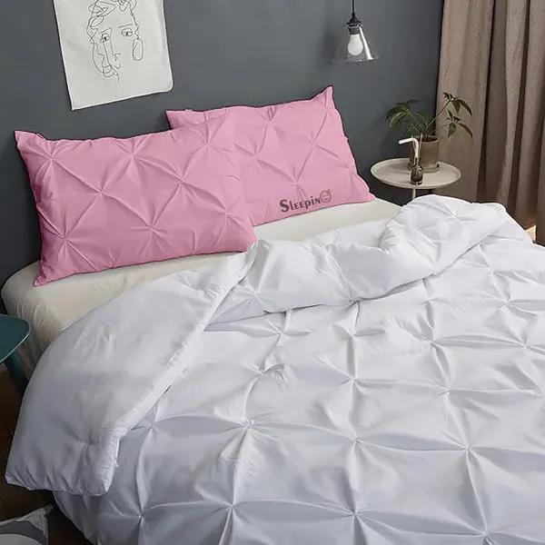 Pack_Of_2_Baby_Pink_400TC_Egyptian_Cotton_Rich_Pintuk_Pinch_Pleated_Pillow_Cover