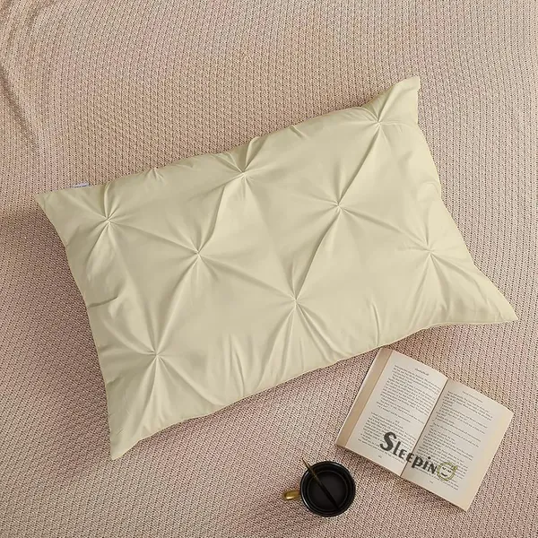 Pack_Of_2_Ivory_400TC_Egyptian_Cotton_Rich_Pintuk_Pinch_Pleated_Pillow_Cover