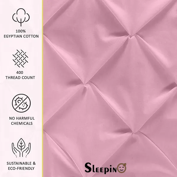 Pack_Of_4_Baby_Pink_400TC_Egyptian_Cotton_Rich_Pintuk_Pinch_Pleated_Pillow_Cover