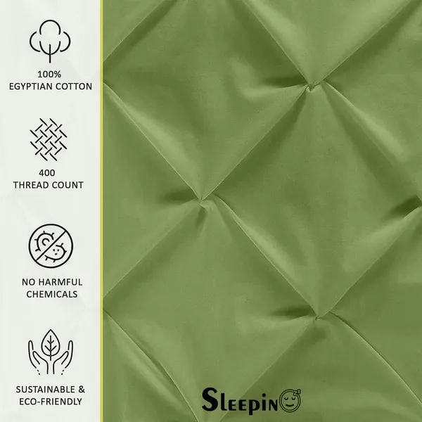 Pack_Of_6_Olive_400TC_Egyptian_Cotton_Rich_Pintuk_Pinch_Pleated_Pillow_Cover