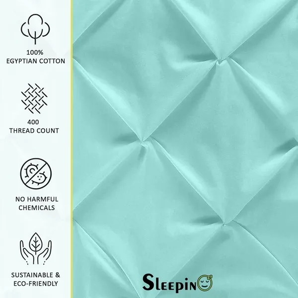 Pack_Of_8_Aqua_Blue_400TC_Egyptian_Cotton_Rich_Pintuk_Pinch_Pleated_Pillow_Cover