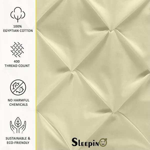 Pack_Of_8_Ivory_400TC_Egyptian_Cotton_Rich_Pintuk_Pinch_Pleated_Pillow_Cover
